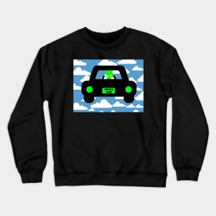 The perfect space car to navigate Earth's narrow airspace until February 2023 Crewneck Sweatshirt